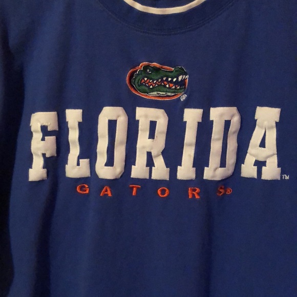 Florida Gators Graphic Letter Logo Blue T-Shirt Mens Large L - Picture 3 of 12